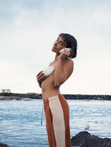 Après Surf Panel Pant - Unisex - Rust/Cream PANTS ATMOSEA 
