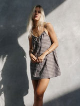 Ari Dress - Maple Gingham MINI DRESSES THE BARE ROAD 