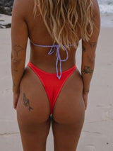 Too Busy Bikini Bottoms - Red SWIM BOTTOMS InnerRelm 