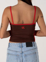 Too Cute Singlet - Choc TOP InnerRelm 