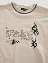 Yang Heavyweight Boxy Tee - Unisex - Moonbeam T-SHIRT AFENDS 