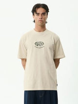 Destroyed Retro Tee - Moonbeam T-SHIRT AFENDS 