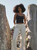Sofia Wide Leg Pant Wide Leg Pant - Reverb Moonbeam Check PANTS AFENDS 