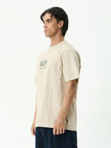 Destroyed Retro Tee - Moonbeam T-SHIRT AFENDS 