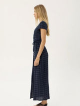 Felicity Seersucker Maxi Dress - Thea Midnight MAXI DRESSES AFENDS 