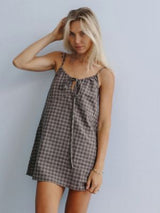 Ari Dress - Maple Gingham MINI DRESSES THE BARE ROAD 