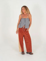 Après Surf Panel Pant - Unisex - Rust/Cream PANTS ATMOSEA 
