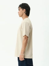 Destroyed Retro Tee - Moonbeam T-SHIRT AFENDS 