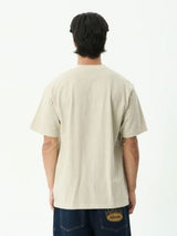 Destroyed Retro Tee - Moonbeam T-SHIRT AFENDS 