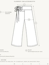 Mika Fold Pant - Indigo Plaid PANTS THE BARE ROAD 