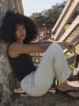 Sofia Wide Leg Pant Wide Leg Pant - Reverb Moonbeam Check PANTS AFENDS 
