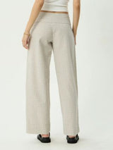 Sofia Wide Leg Pant Wide Leg Pant - Reverb Moonbeam Check PANTS AFENDS 