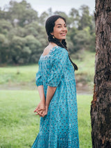 Blossom Dress - Teal MAXI DRESSES ISLE OF WILD 