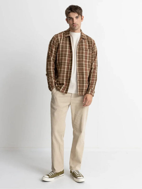 Kern Ls Flannel - Chocolate JUMPER RHYTHM 