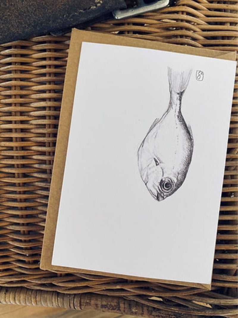 Big Fish - Small Greeting Card CARDS GE WARBURTON 