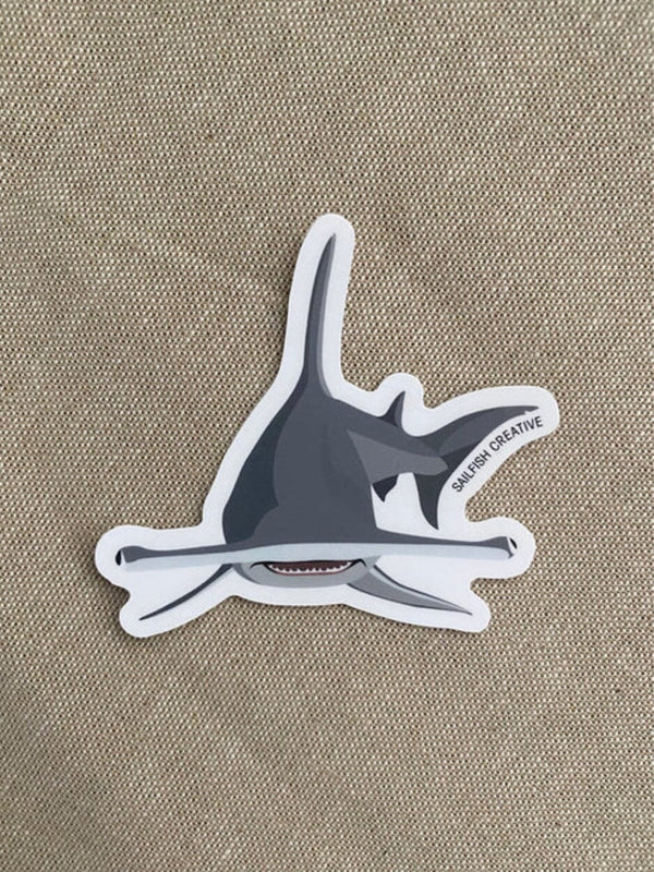 Sticker - Hammerhead Shark STICKERS SAILFISH CREATIVE 