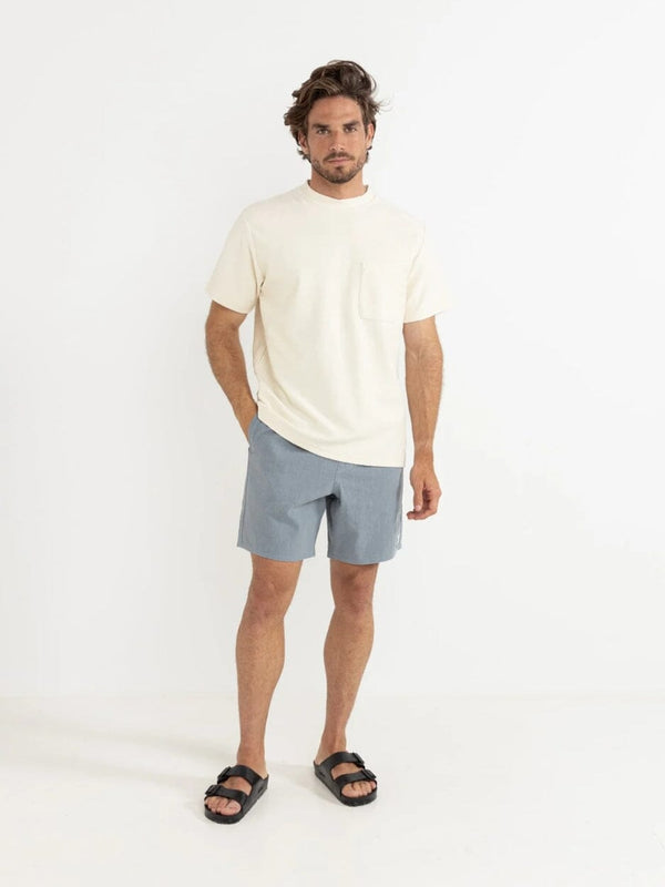 Textured Linen Jam - Slate SHORTS RHYTHM 