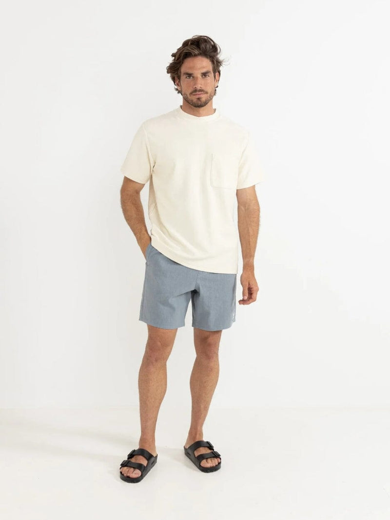 Textured Linen Jam - Slate SHORTS RHYTHM 