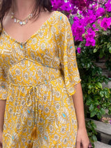 Sunflower Dress - Sun MIDI DRESS ISLE OF WILD 