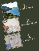 The New South Wales Surf Quest - Scratch Map SURF MAP THE QUEST MAPS 