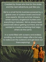 The New South Wales Surf Quest - Scratch Map SURF MAP THE QUEST MAPS 