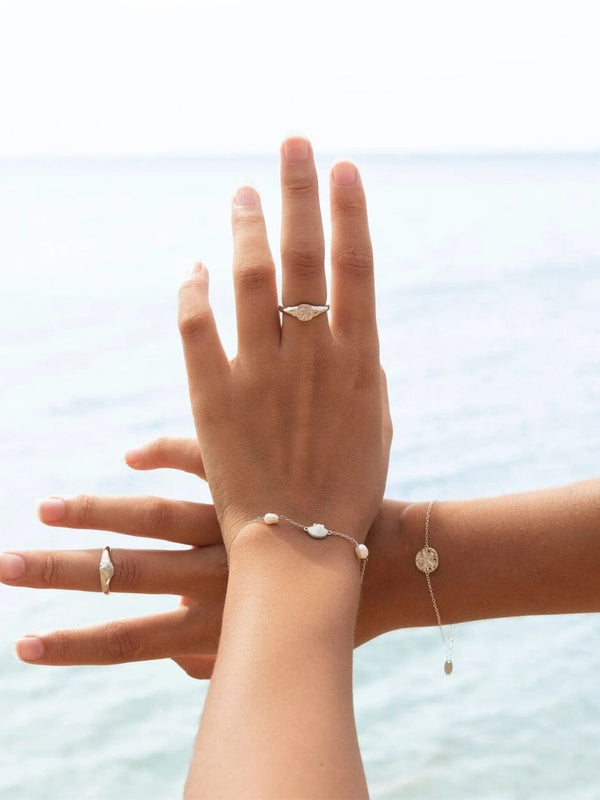 Sand Dollar Ring in Sterling Silver RINGS MALAKAI THE LABEL 