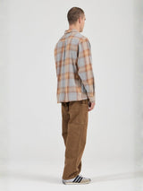 Campus Check Long Sleeve Shirt - Dove Grey LONG SLEEVE ROLLAS JEANS 