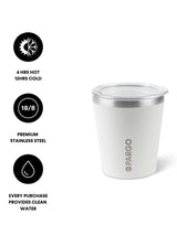 8oz Insulated Coffee Cup - BPA and Toxic Free - Bone White INSULATED KEEP CUP PROJECT PARGO 