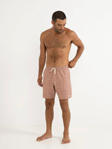 Tile Beach Shorts - Baked Clay BOARDIES RHYTHM 