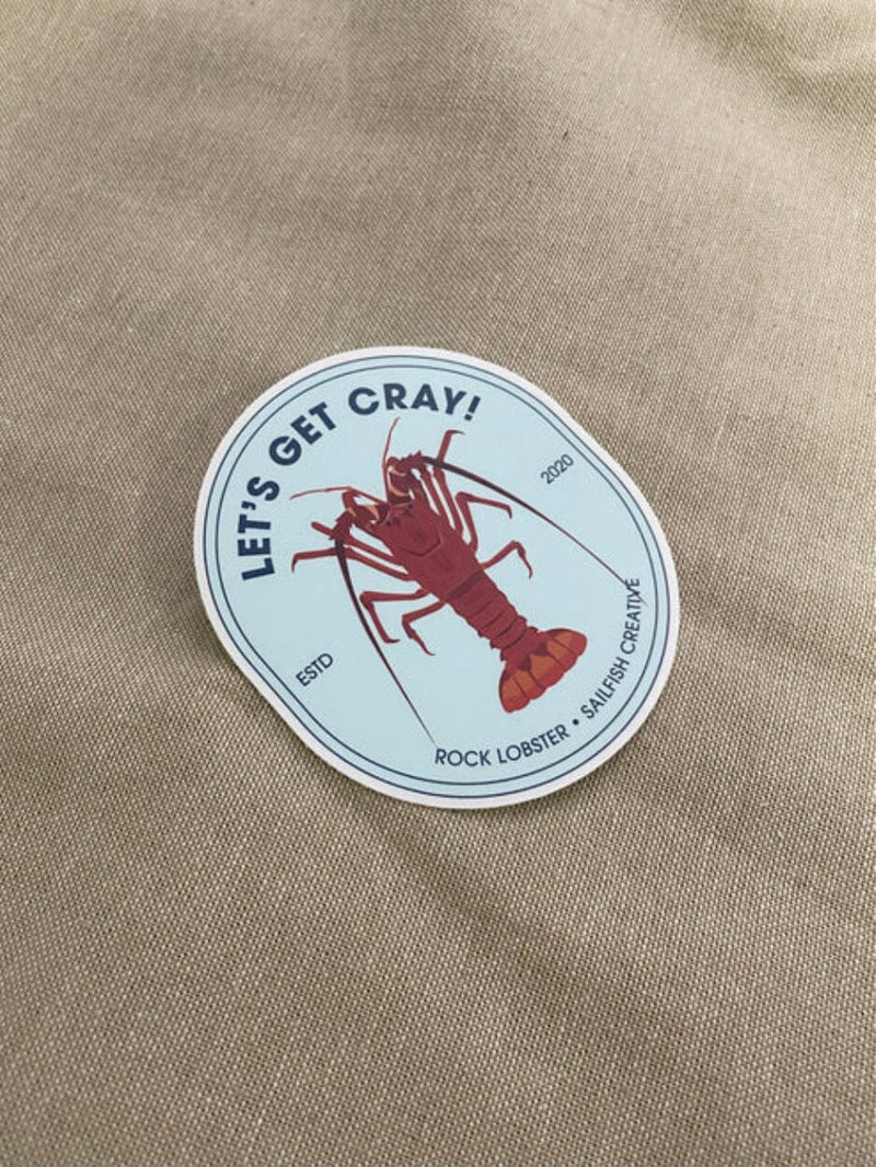 Sticker - Crayfish Pun STICKERS SAILFISH CREATIVE 