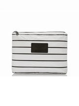 Mid Pouch Pinstripe - Black/White POUCH BAG ALOHA COLLECTION 