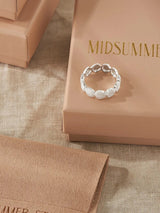 Sandshell Ring - Silver RINGS MIDSUMMER STAR 