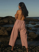 Ivy Pant Lilac Orange Seersucker PANTS THE BARE ROAD 