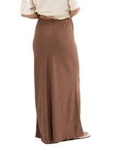 Nadia Bias Cut Maxi Skirt - Chocolate SKIRTS RHYTHM 