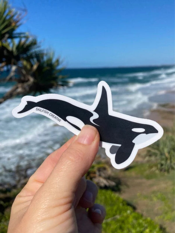 Sticker - Orca Killer Whale STICKERS SAILFISH CREATIVE 