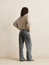 Blanca Floral Crop Cardigan - Natural PANTS RHYTHM 