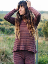 Signature Stripe Sweater - Cocoa JUMPER ORBIT THE LABEL 