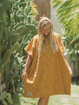 Hooded Changing Towel Turmeric HOODED TOWEL SUNWARD BOUND 