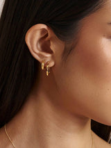 Willow Hoops Gold EARRINGS MIDSUMMER STAR 