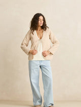 London Reversible Quilted Jacket - Vintage White JACKETS RHYTHM 