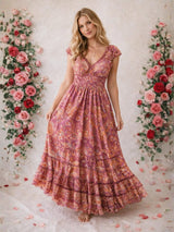 Dulcie Dress - Musk MAXI DRESSES ISLE OF WILD 