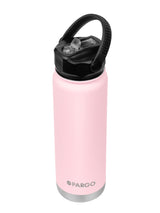 750mL Insulated Bottle w/ Straw Lid -  BPA and Toxic Free - Marshmallow Pink