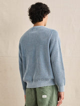 Polu Crew Knit - Washed Blue JUMPER RHYTHM 