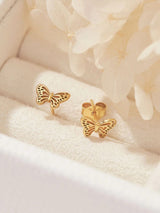 Butterfly Studs - Gold EARRINGS MIDSUMMER STAR 