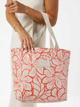 Day Tripper Backyard - Red Haute/Sandstone TOTE BAG ALOHA COLLECTION 