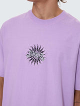 Peace Power Embro Box Crop Tee - Lupine T-SHIRT THRILLS 