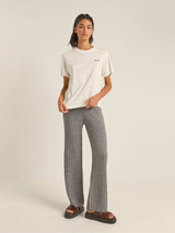 Logo Boyfriend T-Shirt - White T-SHIRT RHYTHM 