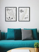 The New South Wales Surf Quest - Scratch Map SURF MAP THE QUEST MAPS 