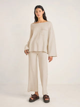 Bondi Knit Jumper - Natural JUMPER RHYTHM 