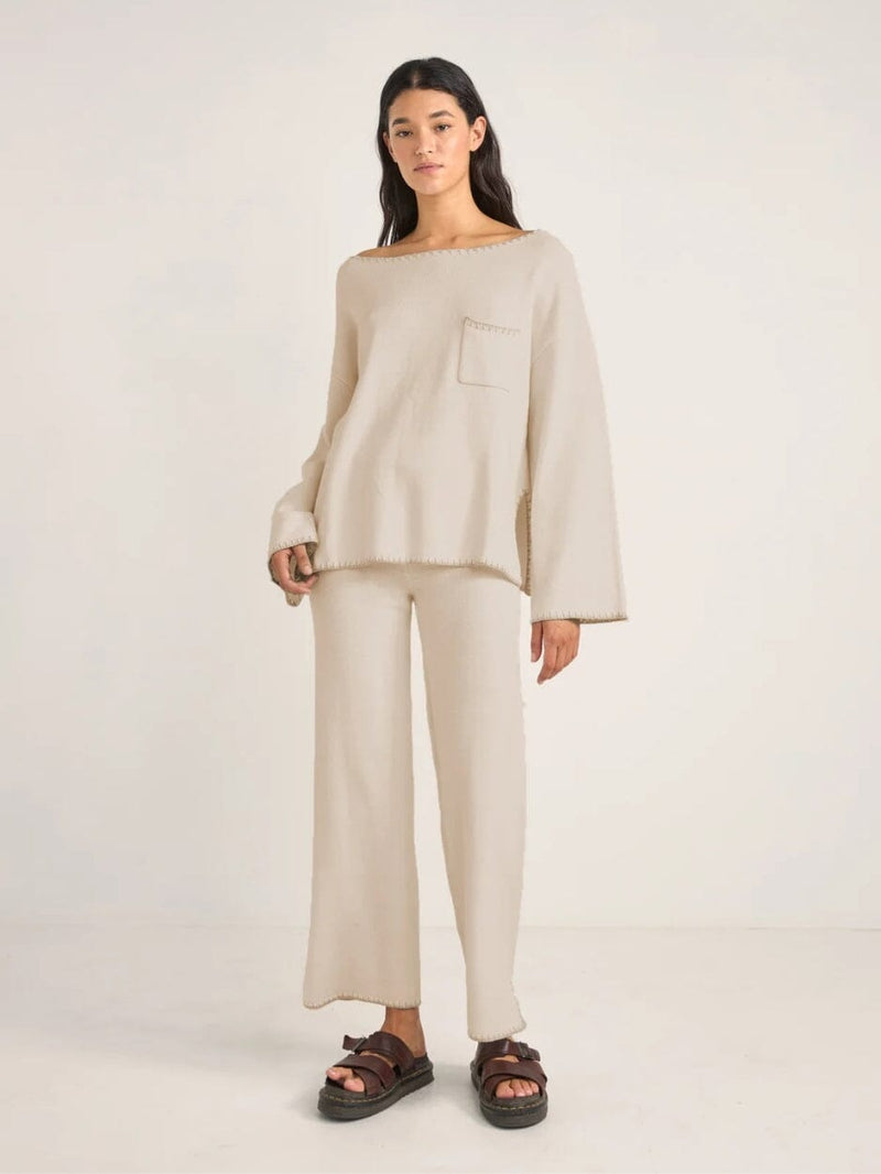 Bondi Knit Jumper - Natural JUMPER RHYTHM 
